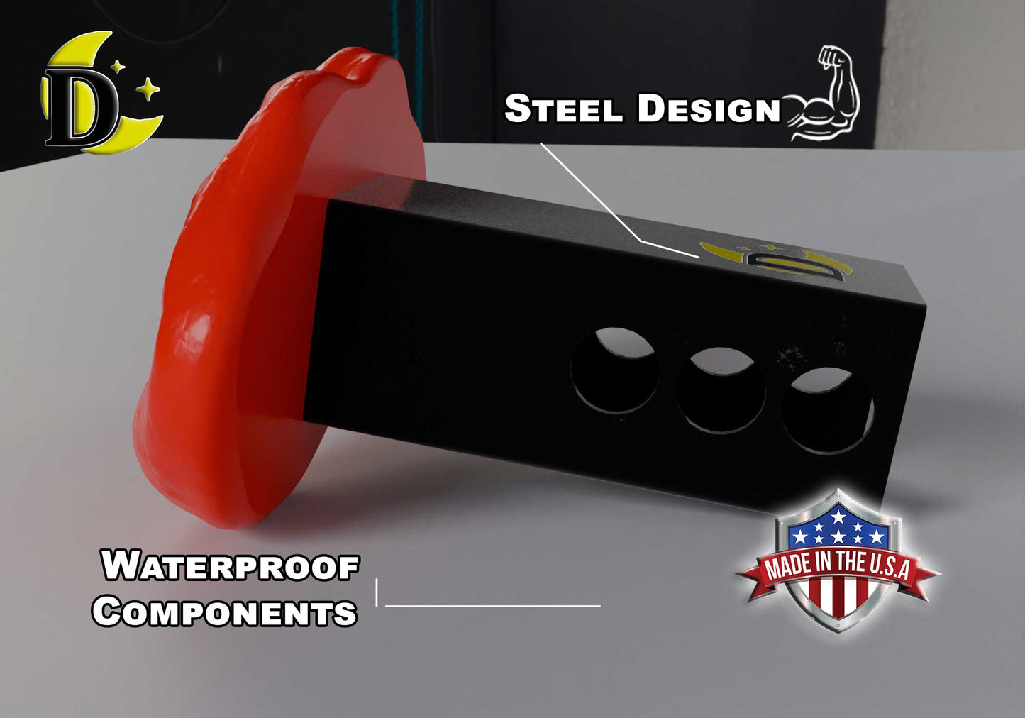 Seductive Sexy Red Lips Hitch Cover