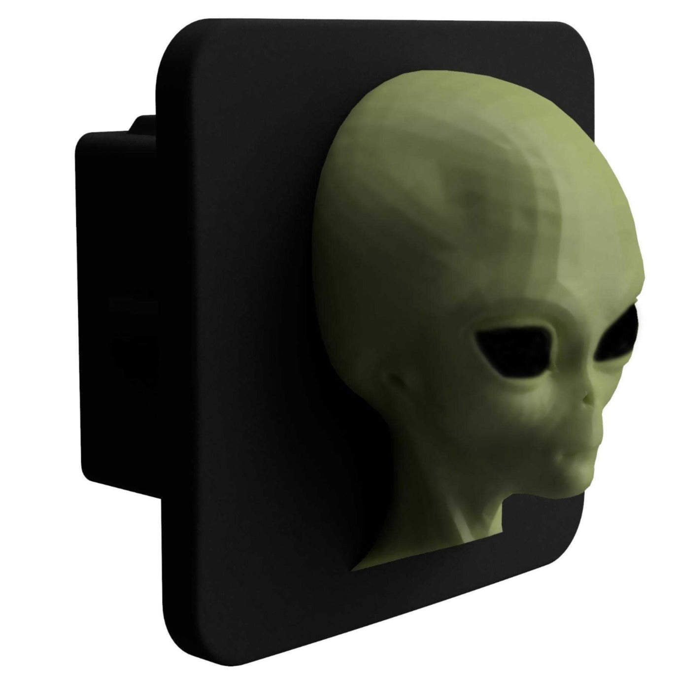 3D Alien UFO Rubber Tow Hitch Plug For 2 inch Receivers