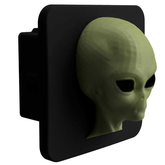 3D Alien UFO Rubber Tow Hitch Plug For 2 inch Receivers