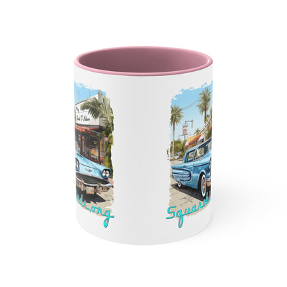 "Squarebird" Coffee Mug, 11oz
