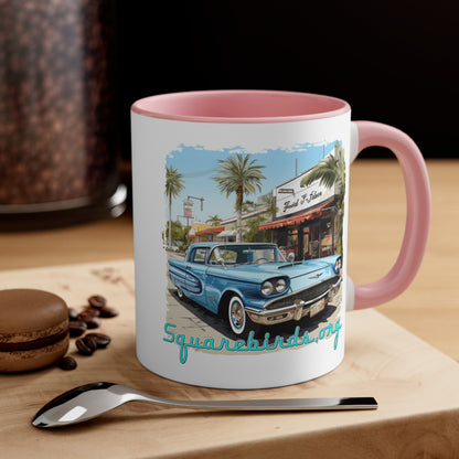 "Squarebird" Coffee Mug, 11oz