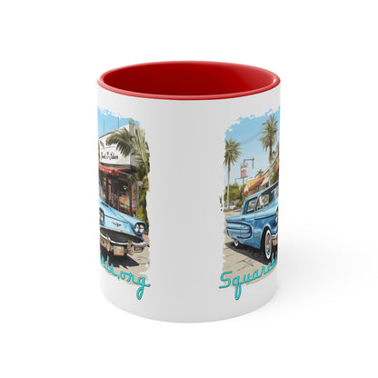 "Squarebird" Coffee Mug, 11oz