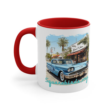 "Squarebird" Coffee Mug, 11oz