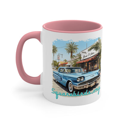 "Squarebird" Coffee Mug, 11oz