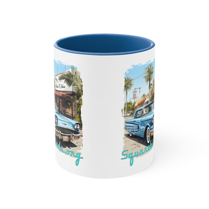 "Squarebird" Coffee Mug, 11oz