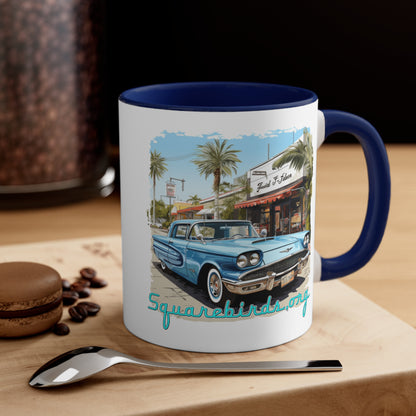 "Squarebird" Coffee Mug, 11oz