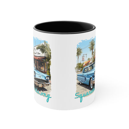 "Squarebird" Coffee Mug, 11oz