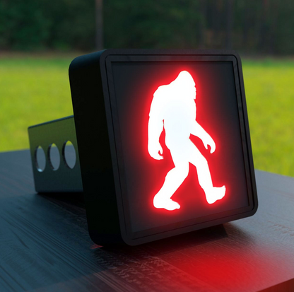 a red light displays a silhouette of a walking man