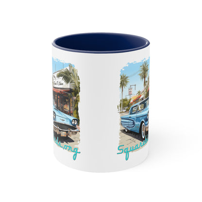 "Squarebird" Coffee Mug, 11oz