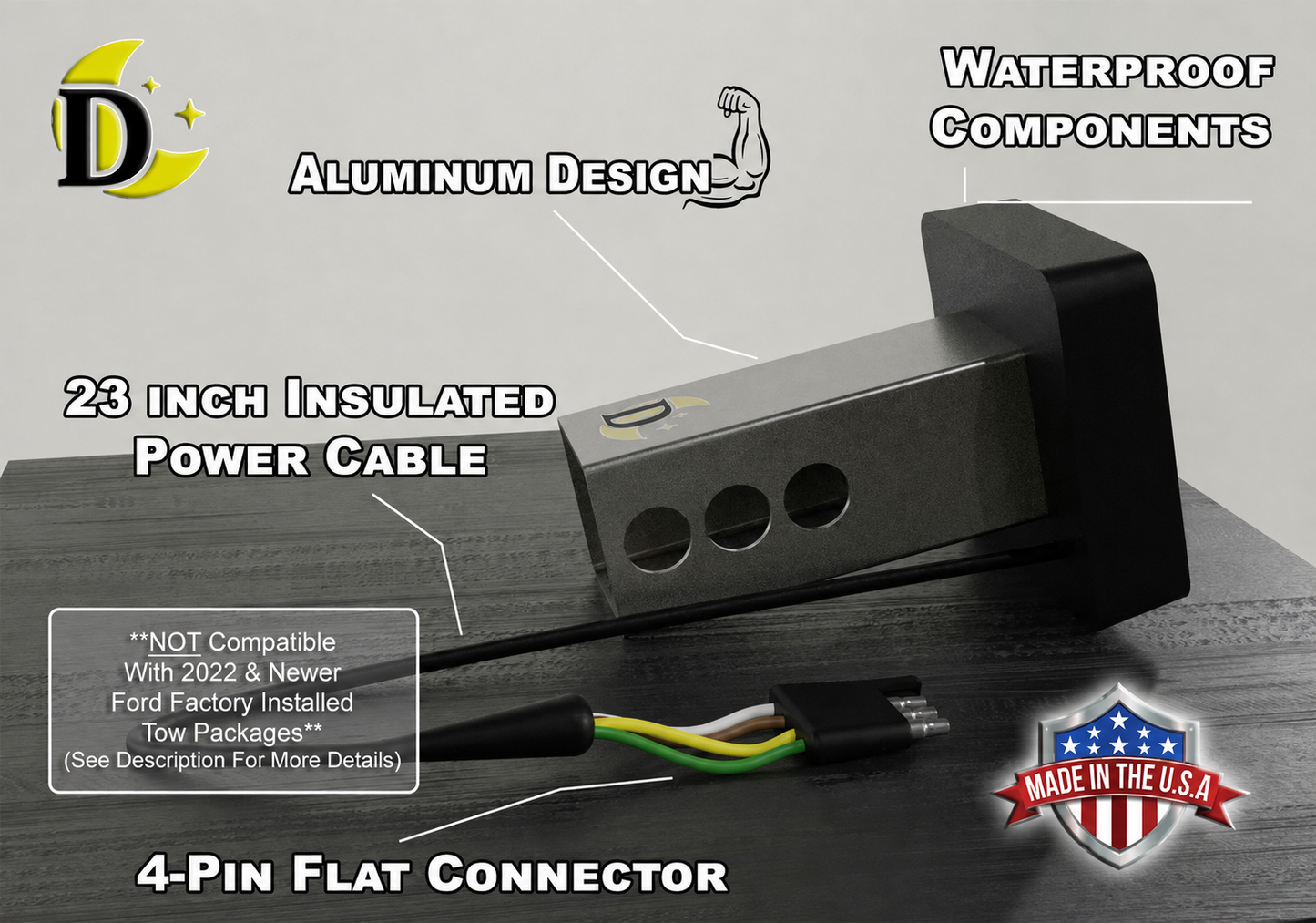 Design Your Own Custom LED Hitch Cover - Brake Light