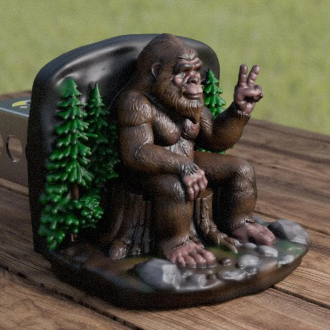 Bigfoot Mountain Adventure Hand Painted Hitch Cover