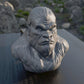 a close up of a statue of a man on a table