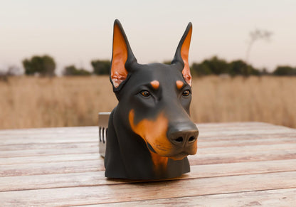 Doberman Hitch Cover for 2 Inch Receiver – Guard Dog Truck Accessory