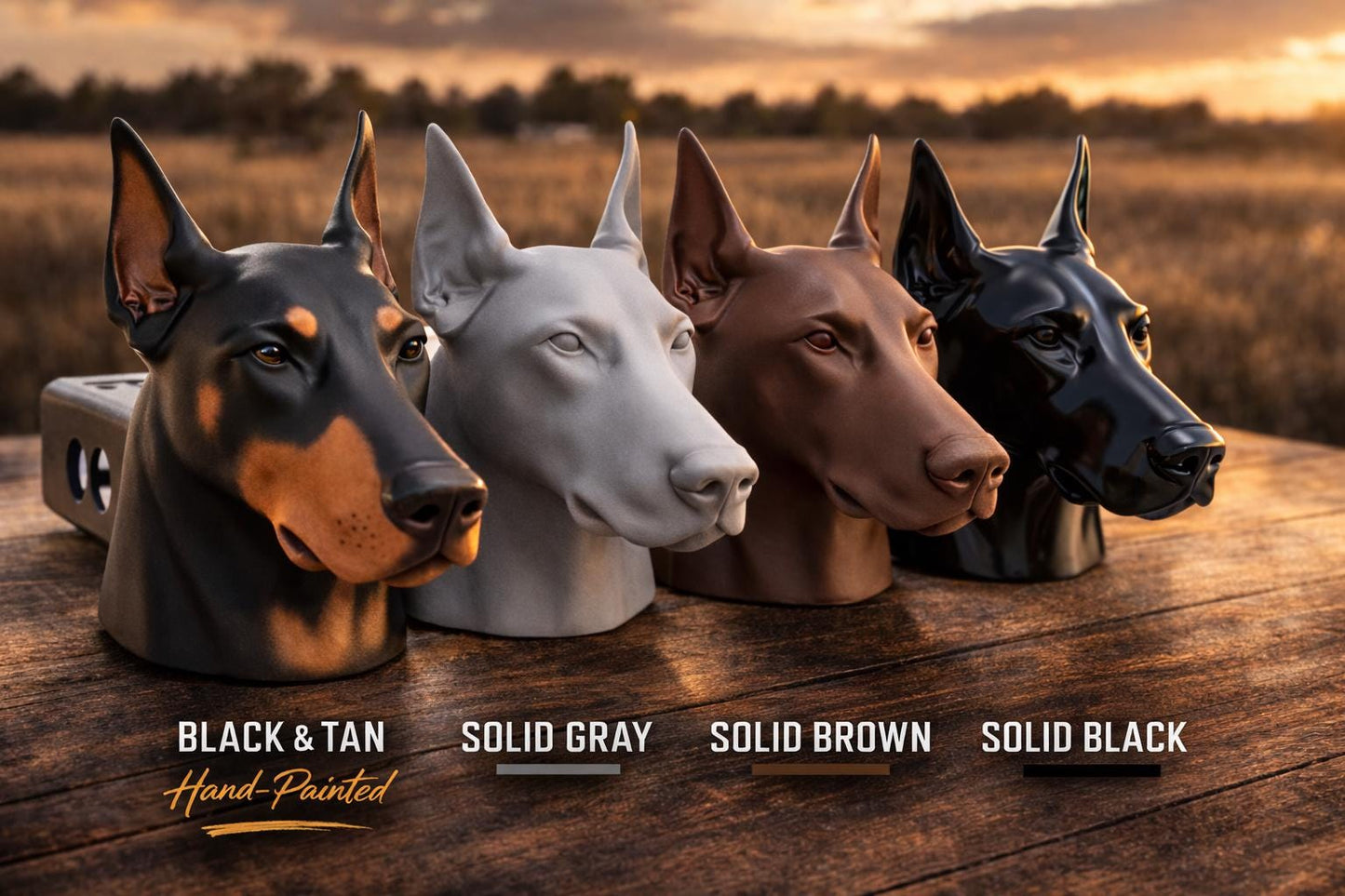 Doberman Hitch Cover for 2 Inch Receiver – Guard Dog Truck Accessory