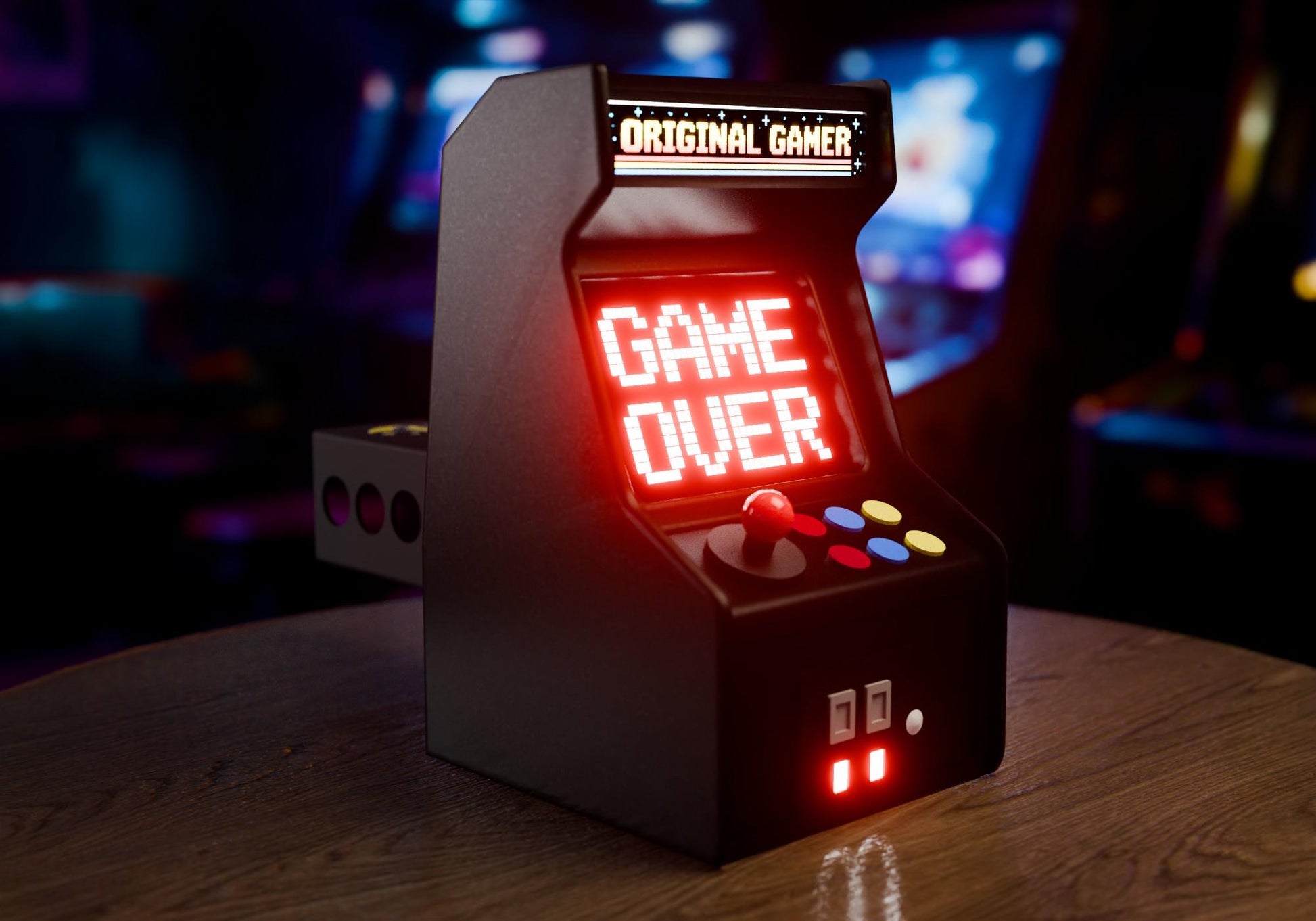 Retro Arcade LED Hitch Cover, Game Over Brake Light, 2 Inch Receiver Gamer Gift