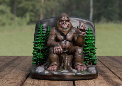 Bigfoot Mountain Adventure Hand Painted Hitch Cover