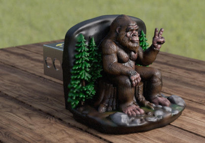 Bigfoot Mountain Adventure Hand Painted Hitch Cover