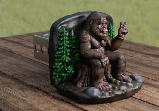 Bigfoot Mountain Adventure Hand Painted Hitch Cover