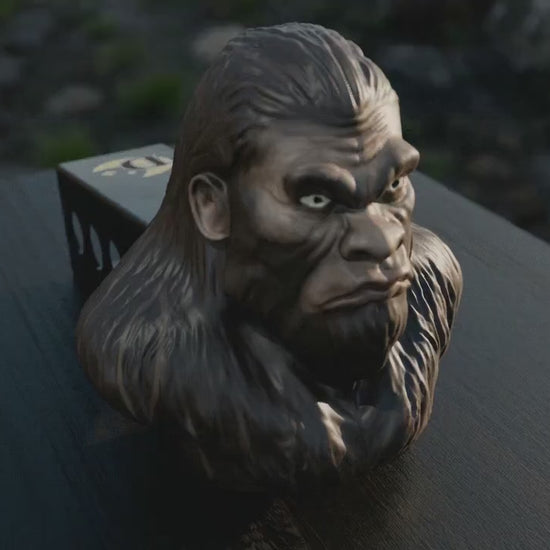 Bigfoot Hitch Cover – Sasquatch Trailer Hitch Plug – Cryptid Truck Accessory