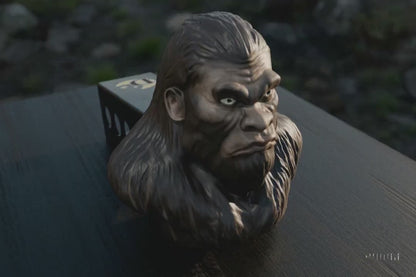 Bigfoot Hitch Cover – Sasquatch Trailer Hitch Plug – Cryptid Truck Accessory
