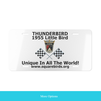 Squarebirds.Org Thunderbird License Plates 1955 - 2005