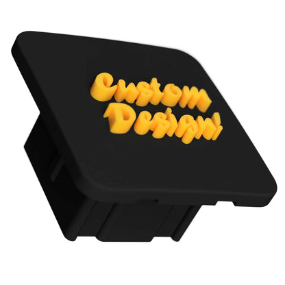 3D Personalized Rubber Tow Hitch Plug For 2 inch Receivers