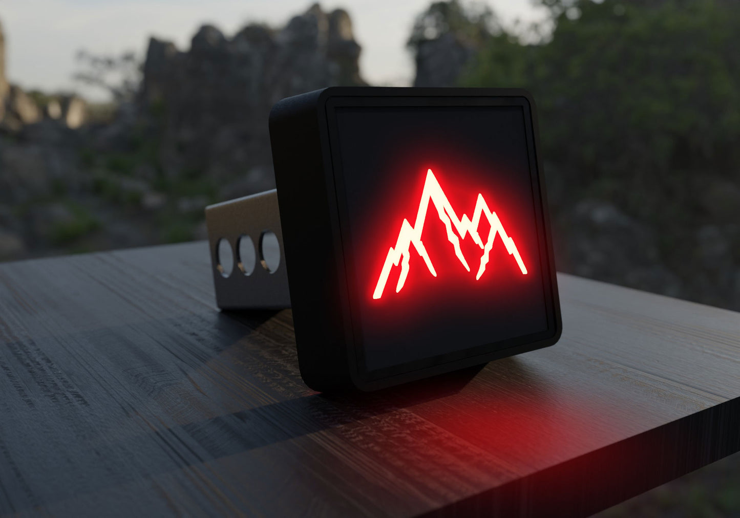 Rocky Mountains LED Hitch Cover - Brake Light