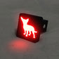 Chihuahua Silhouette LED Hitch Cover - Brake Light