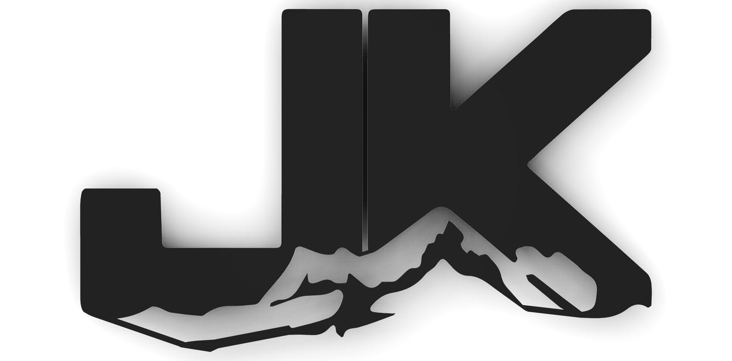 JK 3D Thermoplastic Emblem 5" in. x 3" in.