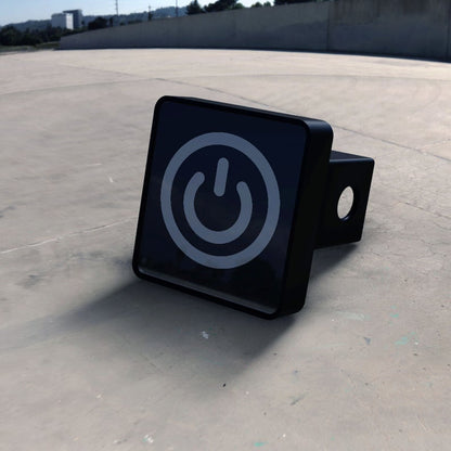 Power Button LED Hitch Cover - Brake Light