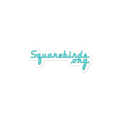 Squarebirds.org Bubble-free stickers