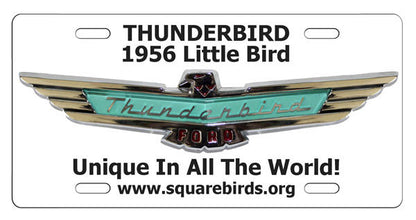 Squarebirds.Org Thunderbird License Plates 1955 - 2005