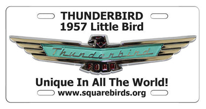 Squarebirds.Org Thunderbird License Plates 1955 - 2005
