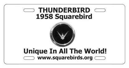 Squarebirds.Org Thunderbird License Plates 1955 - 2005