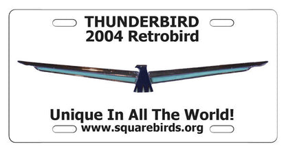 Squarebirds.Org Thunderbird License Plates 1955 - 2005